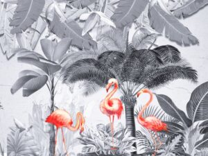 Fototapeta Różowe Flamingi — wzór 10830