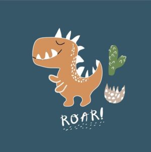 Fototapeta Urocze Dinozaury — wzór 6