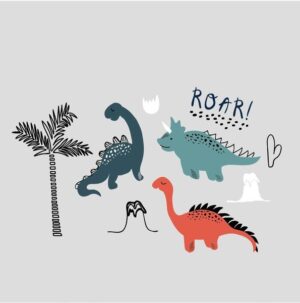 Fototapeta Urocze Dinozaury — wzór 3