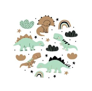 Fototapeta Dinozaury — wzór 11