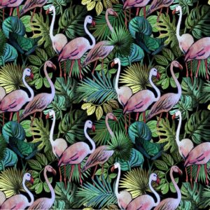 Fototapeta Flamingi w Dżungli — wzór 12772
