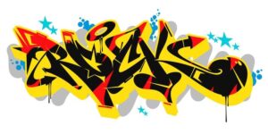 Fototapeta Rock Graffitti