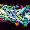 Fototapeta Rock Graffitti