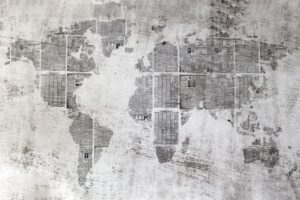 Fototapeta Szara Mapa