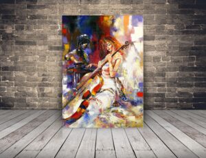 Obraz Kobieta Z Wiolonczelą
