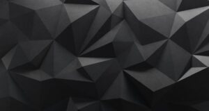 Fototapeta Czarne Origami