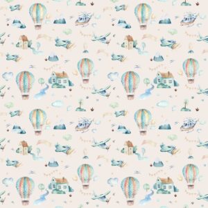Fototapeta Balony i Samoloty — wzór 13554