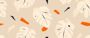 Fototapeta Różowa Monstera