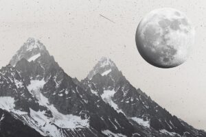 Fototapeta Góry Nocą — wzór 13955