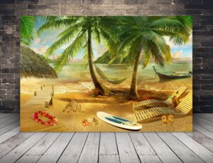 Obraz Tropikalna Plaża — wzór 15392
