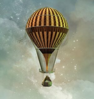 Fototapeta Lecący Balon — wzór 2