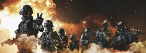 Fototapeta Drużyna Antyterrorystów