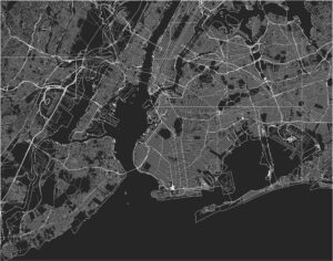 Fototapeta Mapa Nowego Yorku