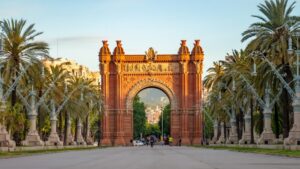 Fototapeta Łuk Triumfalny w Barcelonie — wzór 34073