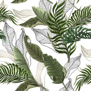 Fototapeta Tekstura Tropikalnych Palm