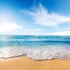 Fototapeta Błękitna Plaża — wzór 34545