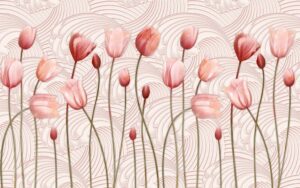 Fototapeta Tulipanowe Pole