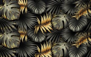 Fototapeta Botaniczne Tropikalne Liście
