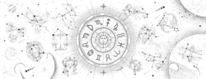 Fototapeta Koło ze Znakami Zodiaku