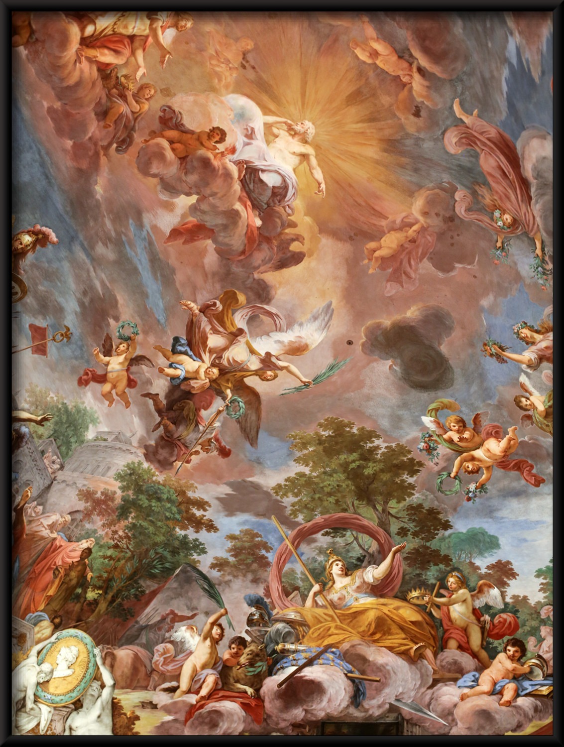Plakat Fresk z Villa Borghese