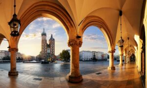 Fototapeta Kraków o Zachodzie