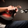 Fototapeta Mężczyzna z Gitarą