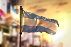 Fototapeta Flaga Argentyny