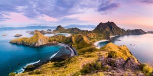 Fototapeta Wschód nad Wyspą Komodo