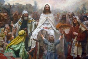 Fototapeta Jezus w Niedzielę Palmową