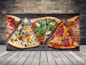 Obraz Pizza w Trójkącie