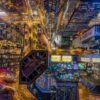 Fototapeta Warszawa Nocą — wzór 2