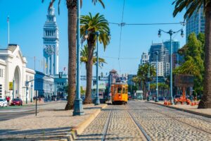 Fototapeta Tramwaj w San Francisco