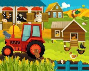 Fototapeta Wesoła Farma — wzór 3