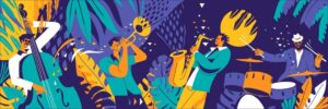 Fototapeta Jazzowy Kwartet
