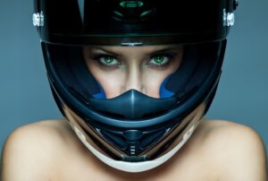 Fototapeta Dziewczyna Motocyklisty