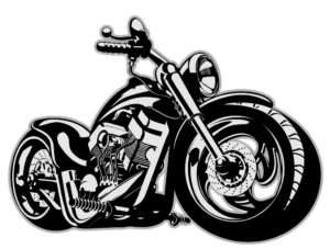Fototapeta Wektorowy Motocykl