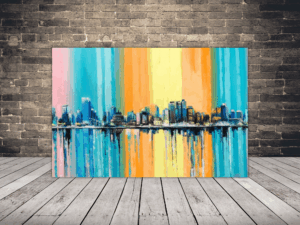 Obraz Kolorowe Miasto