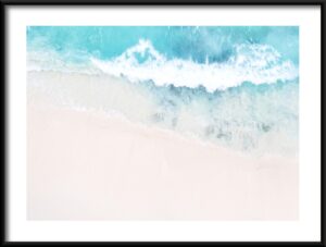 Plakat Fala Na Plaży — wzór 42488