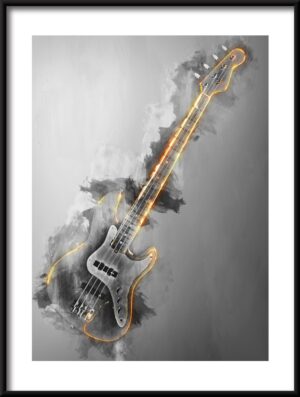 Plakat Gitara Elektryczna