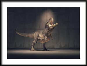 Plakat Ryczący Triceratops