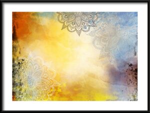 Plakat Mandale w Kolorach