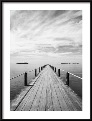 Plakat Drewniany Most