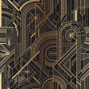 Fototapeta Złota Geometria — wzór 2