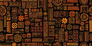 Fototapeta Etniczne Ornamenty