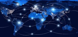 Fototapeta Globalna Sieć Komunikacyjna