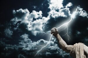 Fototapeta Potężny Zeus