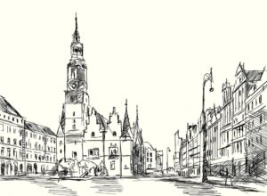 Fototapeta Rynek we Wrocławiu