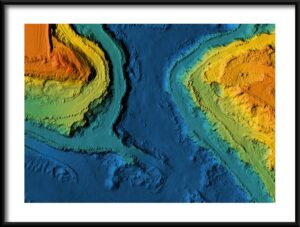 Plakat Mapa Satelitarna