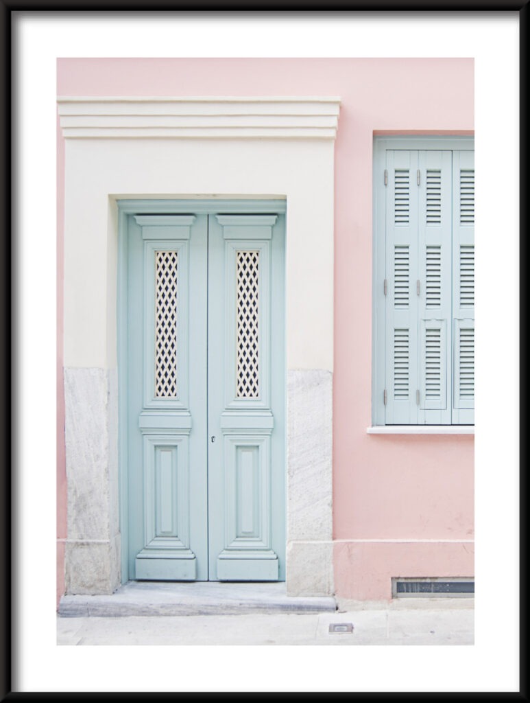 Plakat Pastelowe Drzwi
