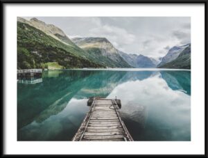 Plakat Drewniany Pomost
